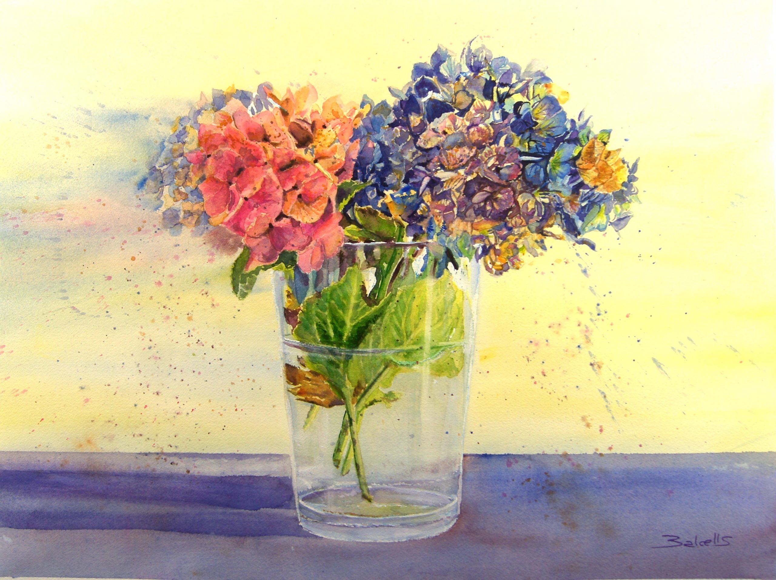 HORTENSIAS FLOWERS BOUQUET