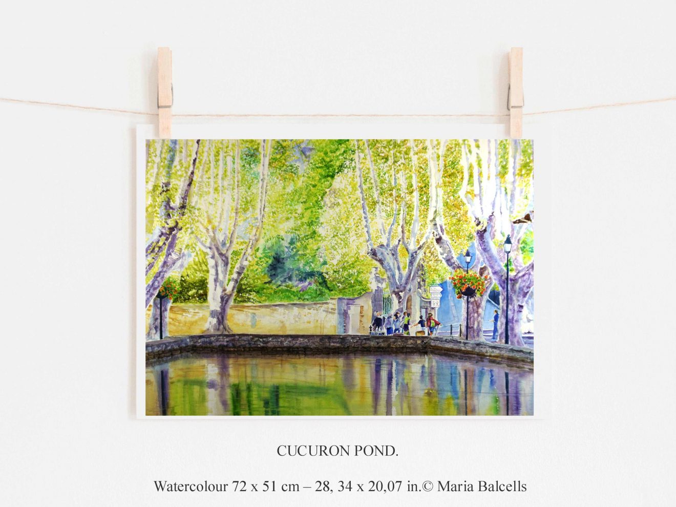 CUCURON ETANG Poster