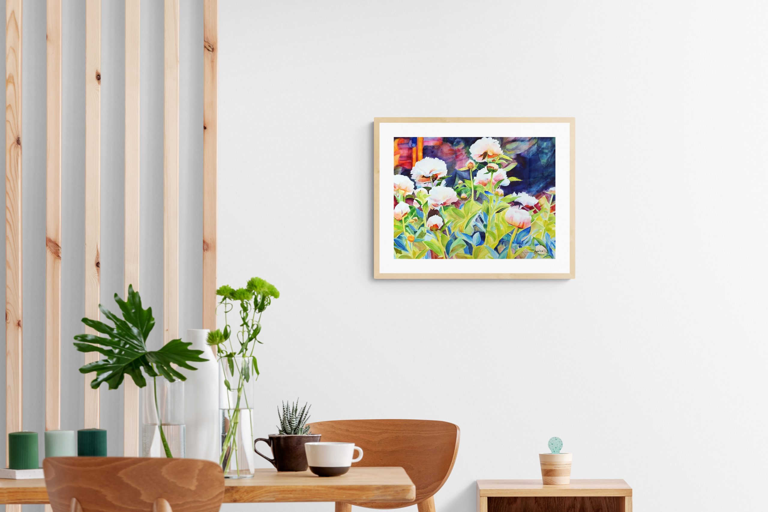 PEONIES OF MY GARDEN | Watercolour flowers painting - Image 3