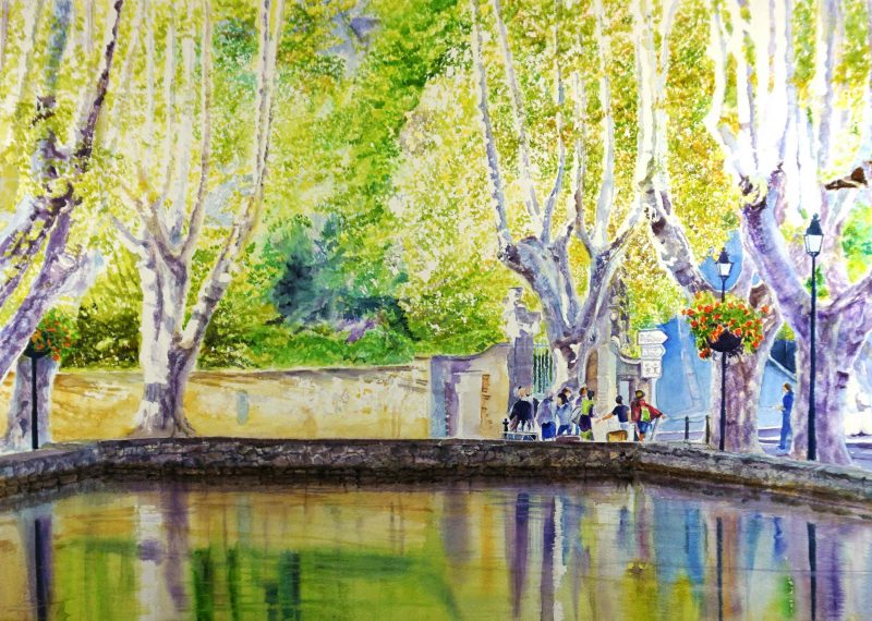 CUCURON POND -72 x 51 cm - 28,34 x 20,07