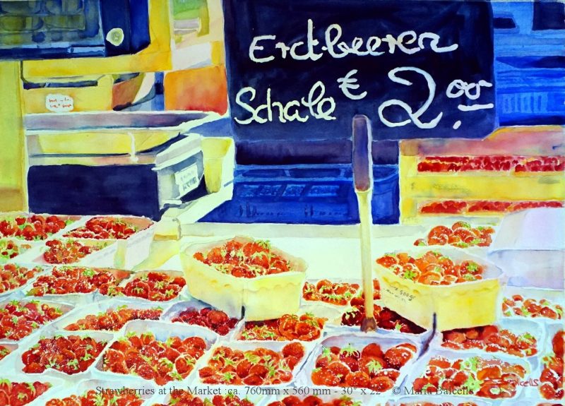 STRAWBERRIES AT THE MÜNSTER MARKET - Portf 1